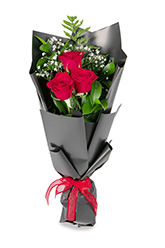 3 Long Stem Premium Rose Bouquet